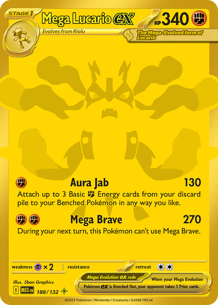 Mega Lucario ex 188