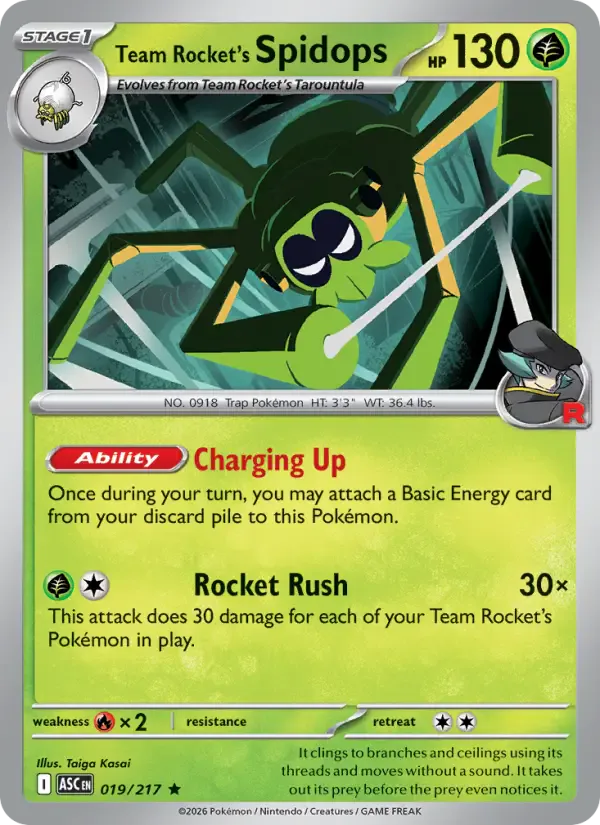 Team Rocket's Spidops 019