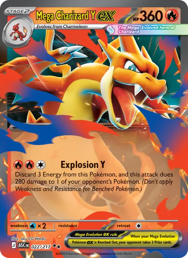 Mega Charizard Y ex 022