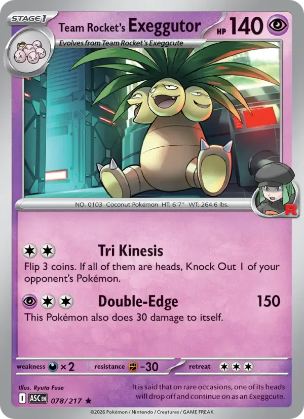 Team Rocket's Exeggutor 078