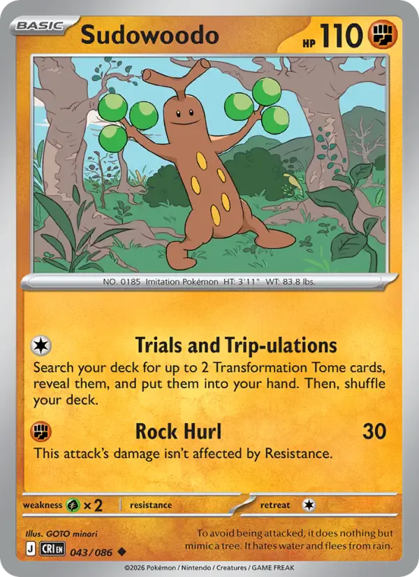 Sudowoodo 043