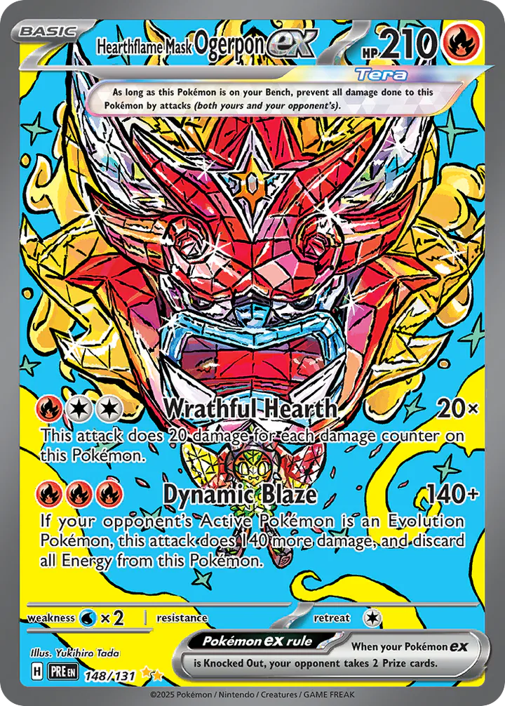 Hearthflame Mask Ogerpon ex 148