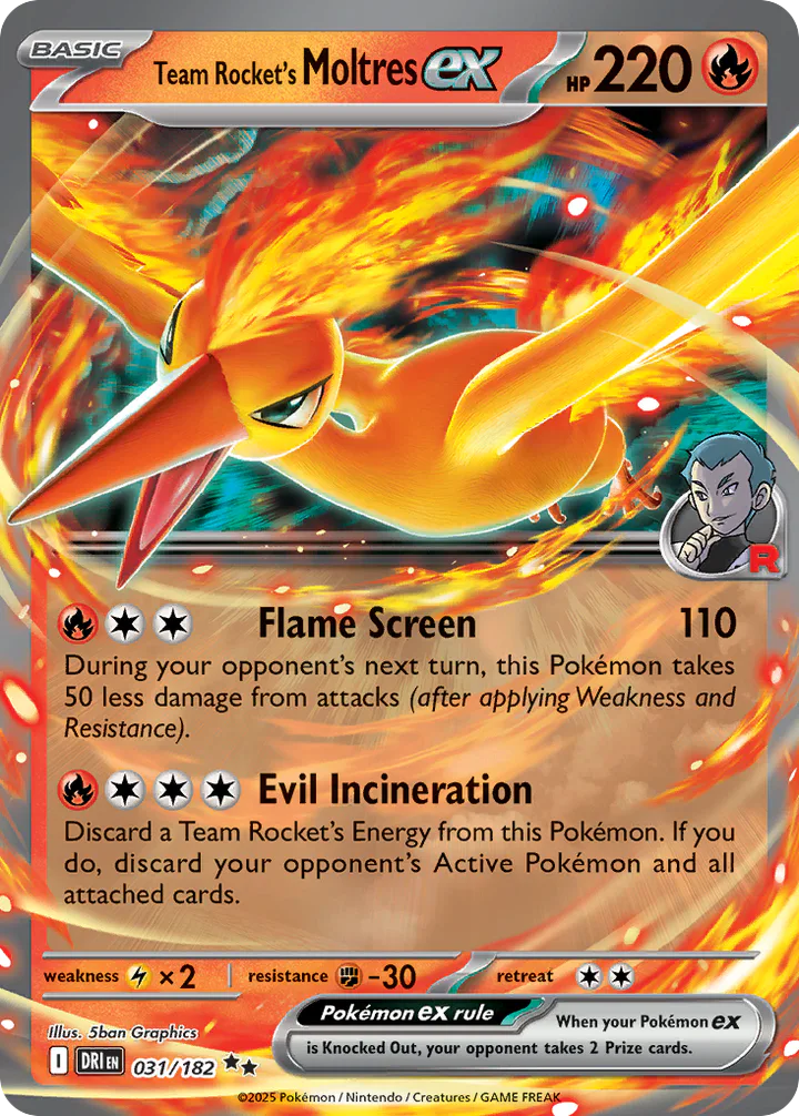 Team Rocket's Moltres ex 031