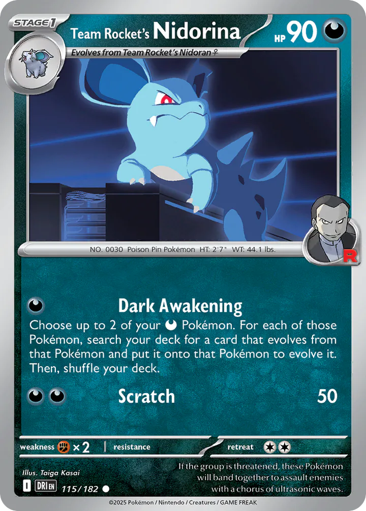Team Rocket's Nidorina 115