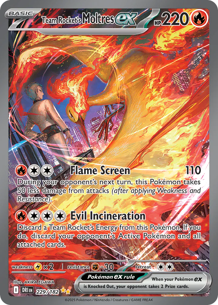 Team Rocket's Moltres ex 229