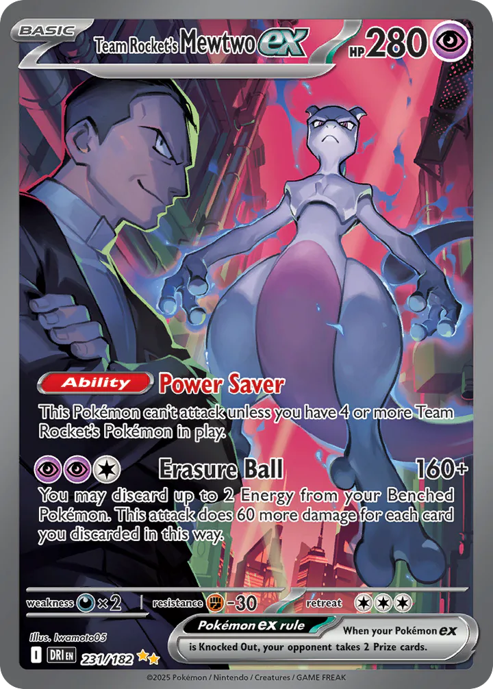 Team Rocket's Mewtwo ex 231