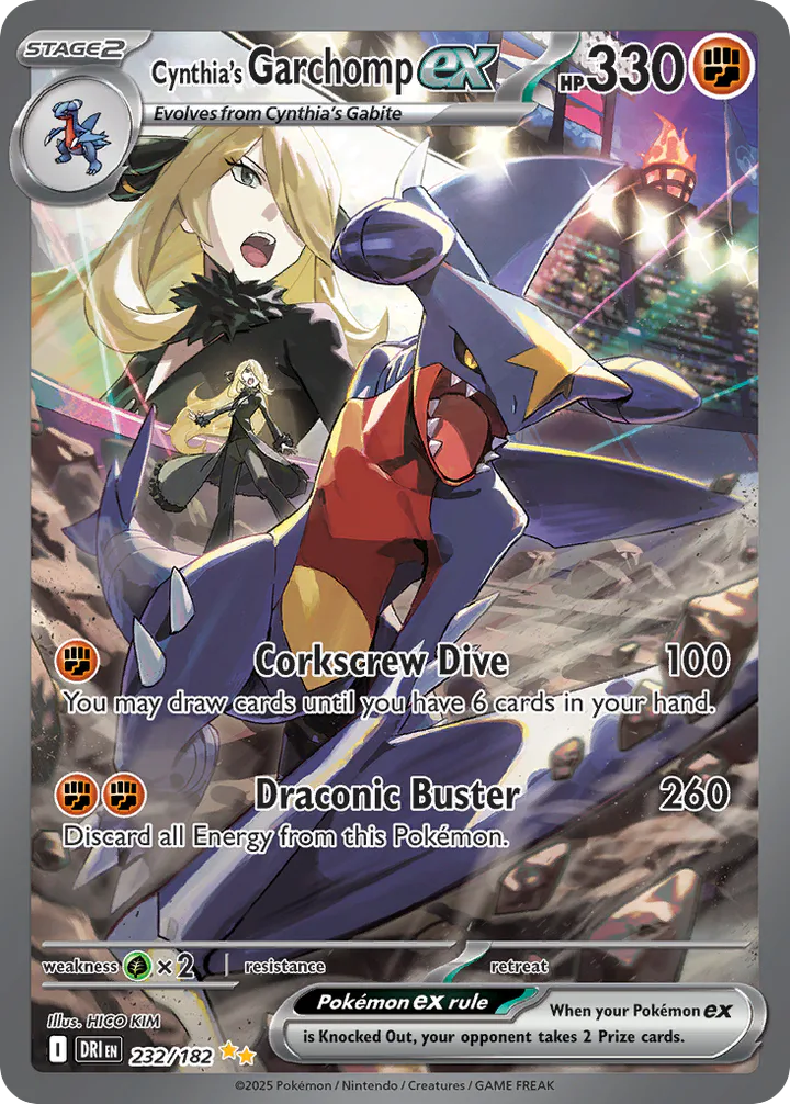 Cynthia's Garchomp ex 232