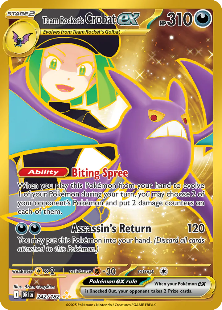 Team Rocket's Crobat ex 242
