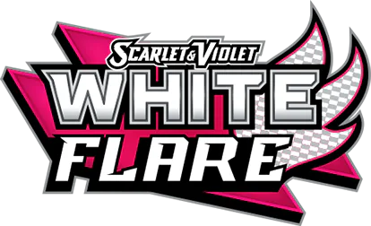 Logotipo da coleção Escarlate e Violeta Fogo Branco